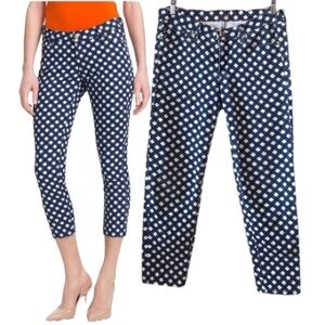 2/$30 Kate Spade Broome Street Gingham Denim Cropped Jean Pants Size 28